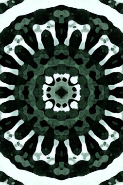 Kusursuz kaleydoskop, mandala soyut arkaplan görünümü