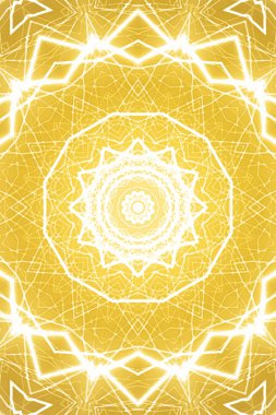 Kusursuz kaleydoskop, mandala soyut arkaplan görünümü