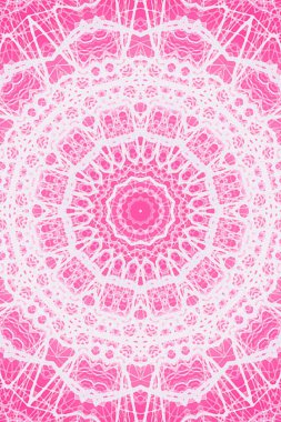 Kusursuz kaleydoskop, mandala soyut arkaplan görünümü