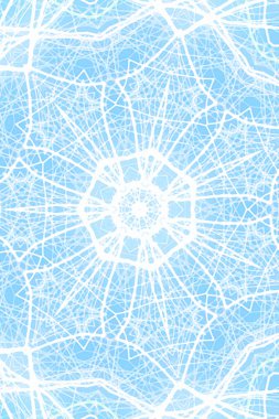 Kusursuz kaleydoskop, mandala soyut arkaplan görünümü