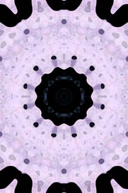 Kusursuz kaleydoskop, mandala soyut arkaplan görünümü