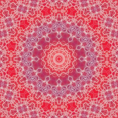 Kusursuz kaleydoskop, mandala soyut arkaplan görünümü