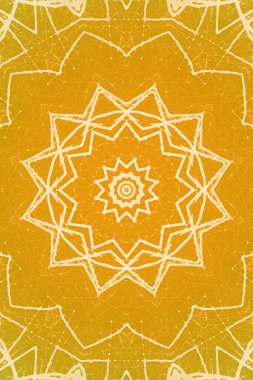 Kusursuz kaleydoskop, mandala soyut arkaplan görünümü