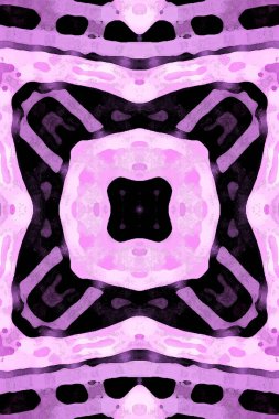 Kusursuz kaleydoskop, mandala soyut arkaplan görünümü