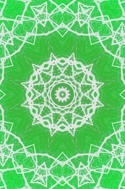 Kusursuz kaleydoskop, mandala soyut arkaplan görünümü