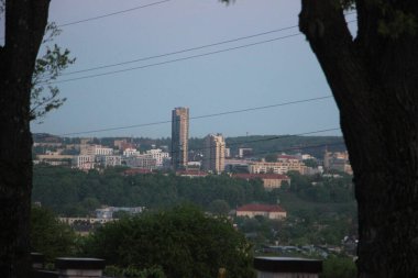 şehir konsepti, şehir manzarası arkaplan görüntüsü  