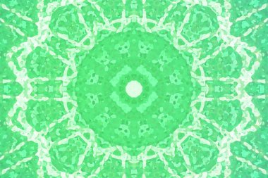 Kusursuz kaleydoskop, mandala soyut arkaplan görünümü