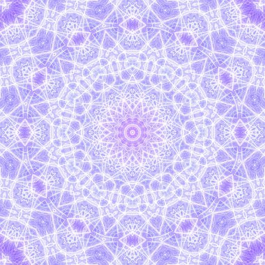 Kusursuz kaleydoskop, mandala soyut arkaplan görünümü