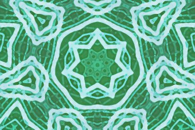 Kusursuz kaleydoskop, mandala soyut arkaplan görünümü