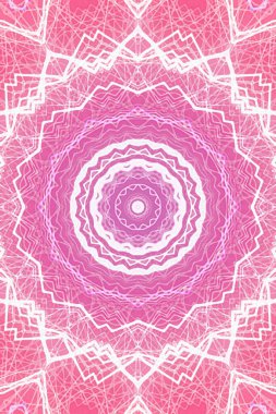 Kusursuz kaleydoskop, mandala soyut arkaplan görünümü