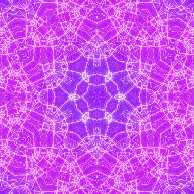 Kusursuz kaleydoskop, mandala soyut arkaplan görünümü