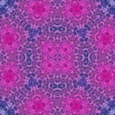 Kusursuz kaleydoskop, mandala soyut arkaplan görünümü