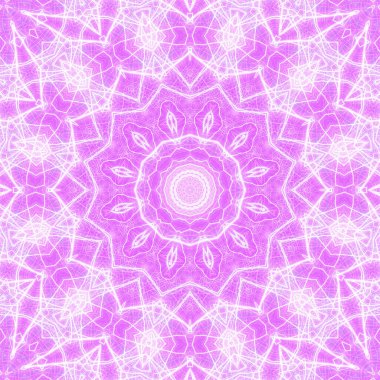 Kusursuz kaleydoskop, mandala soyut arkaplan görünümü