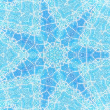 Kusursuz kaleydoskop, mandala soyut arkaplan görünümü