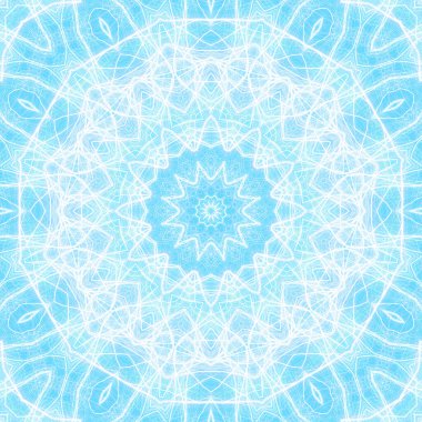 Kusursuz kaleydoskop, mandala soyut arkaplan görünümü