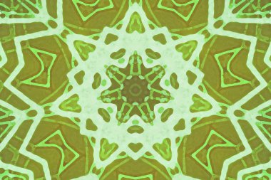 Kusursuz kaleydoskop, mandala soyut arkaplan görünümü