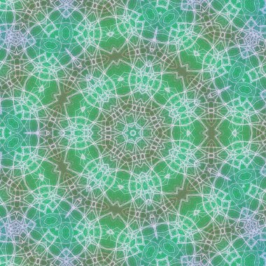 Kusursuz kaleydoskop, mandala soyut arkaplan görünümü