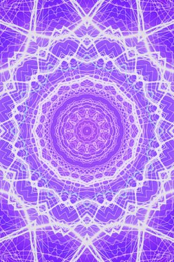 Kusursuz kaleydoskop, mandala soyut arkaplan görünümü