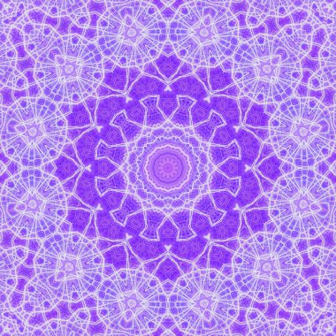 Kusursuz kaleydoskop, mandala soyut arkaplan görünümü