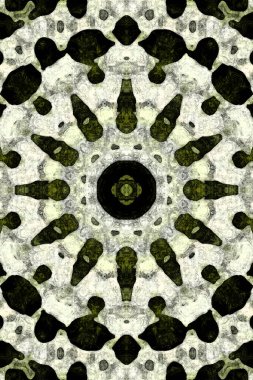 Kusursuz kaleydoskop, mandala soyut arkaplan görünümü