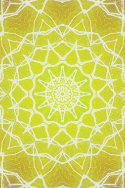 Kusursuz kaleydoskop, mandala soyut arkaplan görünümü