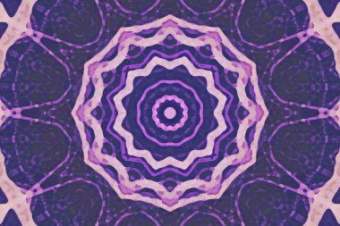Kusursuz kaleydoskop, mandala soyut arkaplan görünümü