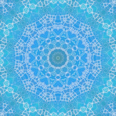 Kusursuz kaleydoskop, mandala soyut arkaplan görünümü