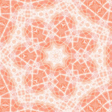 Kusursuz kaleydoskop, mandala soyut arkaplan görünümü