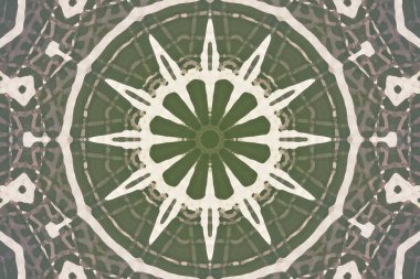 Kusursuz kaleydoskop, mandala soyut arkaplan görünümü