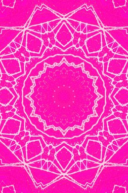 Tasarım için kusursuz bir kaleydoskop. Esrarengiz mistik enerji iyileştirici sahasrara mandala.