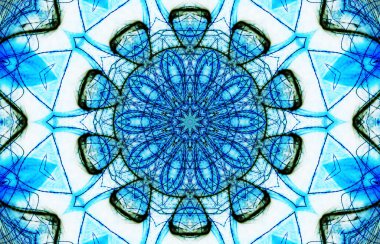Tasarım için kusursuz bir kaleydoskop. Esrarengiz mistik enerji iyileştirici sahasrara mandala.