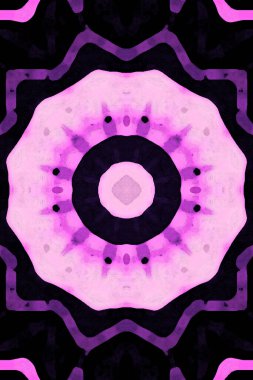 Tasarım için kusursuz bir kaleydoskop. Esrarengiz mistik enerji iyileştirici sahasrara mandala.
