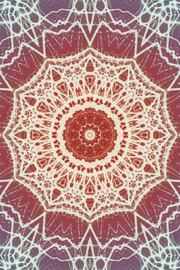 Tasarım için kusursuz bir kaleydoskop. Esrarengiz mistik enerji iyileştirici sahasrara mandala.