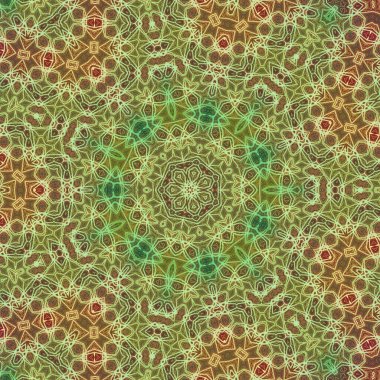 Tasarım için kusursuz bir kaleydoskop. Esrarengiz mistik enerji iyileştirici sahasrara mandala.