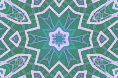 Tasarım için kusursuz bir kaleydoskop. Esrarengiz mistik enerji iyileştirici sahasrara mandala.