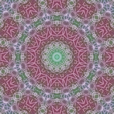 Tasarım için kusursuz bir kaleydoskop. Esrarengiz mistik enerji iyileştirici sahasrara mandala.