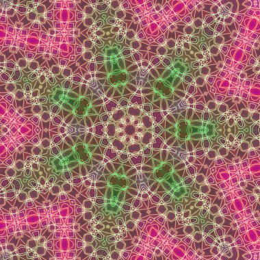 Tasarım için kusursuz bir kaleydoskop. Esrarengiz mistik enerji iyileştirici sahasrara mandala.