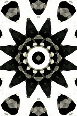 Tasarım için kusursuz bir kaleydoskop. Esrarengiz mistik enerji iyileştirici sahasrara mandala.