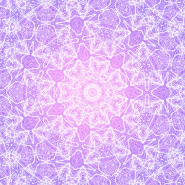 Tasarım için kusursuz bir kaleydoskop. Esrarengiz mistik enerji iyileştirici sahasrara mandala.