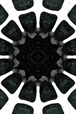 Tasarım için kusursuz bir kaleydoskop. Esrarengiz mistik enerji iyileştirici sahasrara mandala.