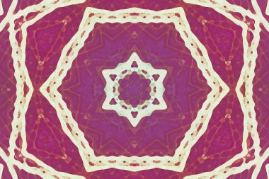 Tasarım için kusursuz bir kaleydoskop. Esrarengiz mistik enerji iyileştirici sahasrara mandala.