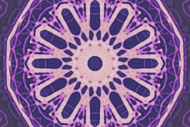 Tasarım için kusursuz bir kaleydoskop. Esrarengiz mistik enerji iyileştirici sahasrara mandala.
