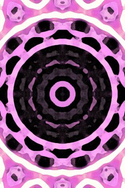 Tasarım için kusursuz bir kaleydoskop. Esrarengiz mistik enerji iyileştirici sahasrara mandala.