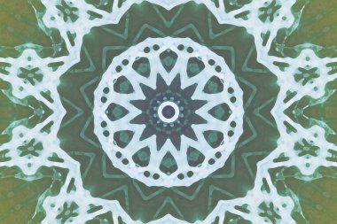 Tasarım için kusursuz bir kaleydoskop. Esrarengiz mistik enerji iyileştirici sahasrara mandala.