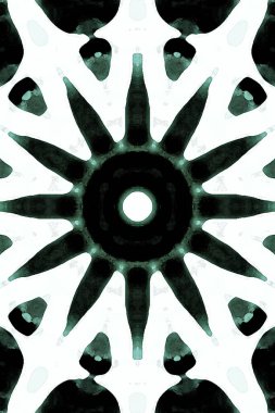 Tasarım için kusursuz bir kaleydoskop. Esrarengiz mistik enerji iyileştirici sahasrara mandala.