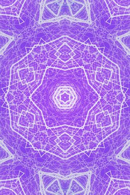 Tasarım için kusursuz bir kaleydoskop. Esrarengiz mistik enerji iyileştirici sahasrara mandala.