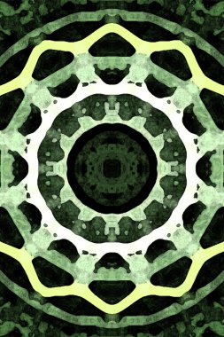 Tasarım için kusursuz bir kaleydoskop. Esrarengiz mistik enerji iyileştirici sahasrara mandala.