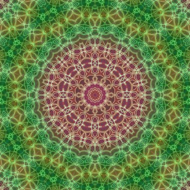 Tasarım için kusursuz bir kaleydoskop. Esrarengiz mistik enerji iyileştirici sahasrara mandala.