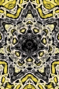 Tasarım için kusursuz bir kaleydoskop. Esrarengiz mistik enerji iyileştirici sahasrara mandala.