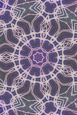 Tasarım için kusursuz bir kaleydoskop. Esrarengiz mistik enerji iyileştirici sahasrara mandala.